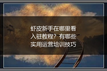 虾皮新手在哪里看入驻教程?有哪些实用运营培训技巧
