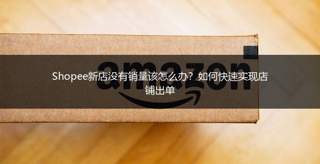 Shopee新店没有销量该怎么办?如何快速实现店铺出单