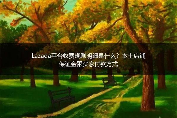 Lazada平台收费规则明细是什么？本土店铺保证金跟买家付款方式