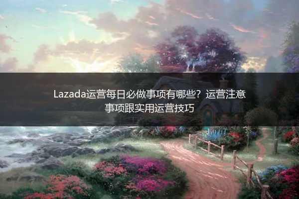 Lazada运营每日必做事项有哪些？运营注意事项跟实用运营技巧