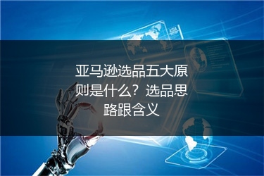亚马逊选品五大原则是什么?选品思路跟含义